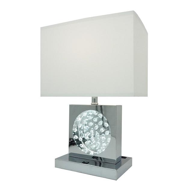 Crown Mark 6289T-CR Chrome Table Lamp IMAGE 1